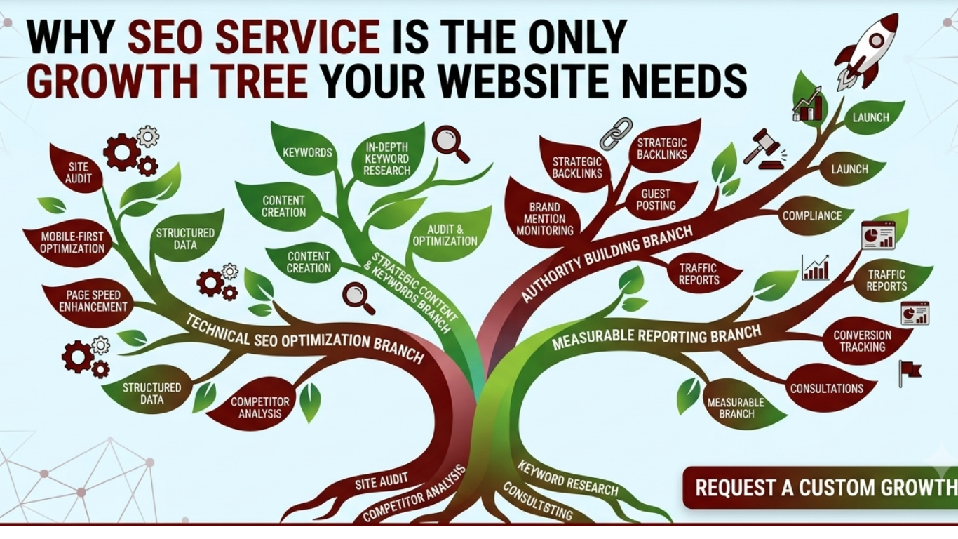 Comprehensive SEO Lifecycle Diagram: Roots to Success